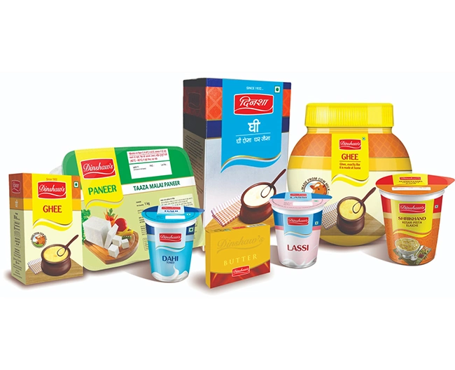 dinshaw dairy foods value added dairy products including ghee paneer butter dahi lassi and shrikhand